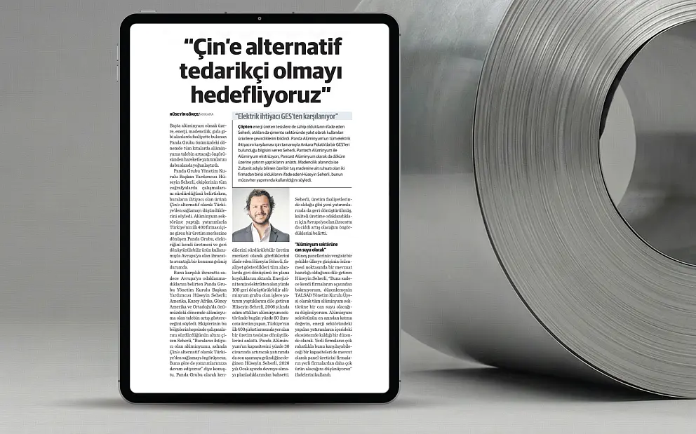 Çine Alternatif Tedarikçi Olmayı Hedefliyoruz